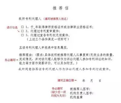 推荐专利代理人作为诉讼代理人参加专利行政案件、专利民事案件的信息采集申报(通知）