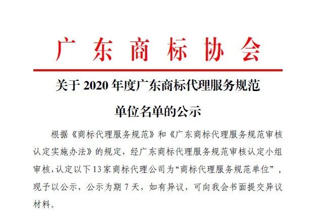 广东商标协会2020大事记