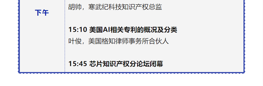 论坛倒计时 | 中国知识产权高峰论坛报名截止至下周五...