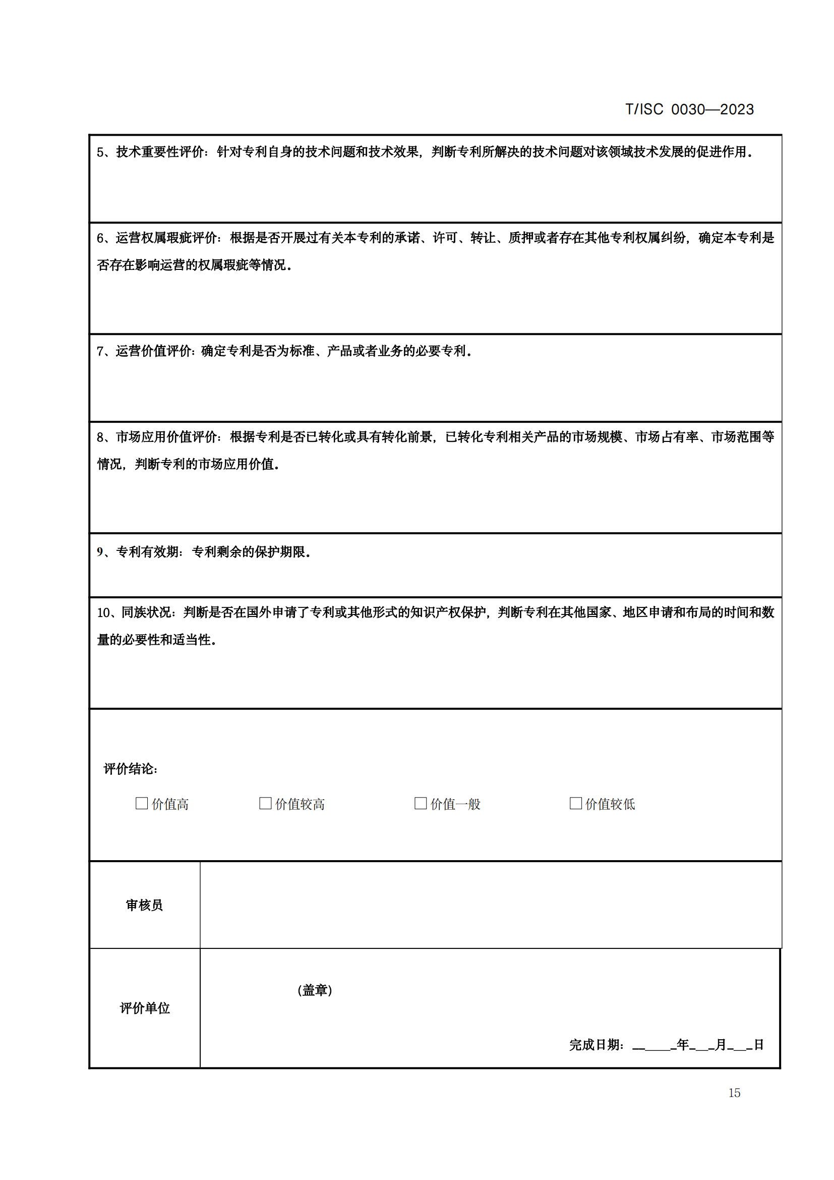 7月12日起！《高价值专利评价方法》团体标准实施