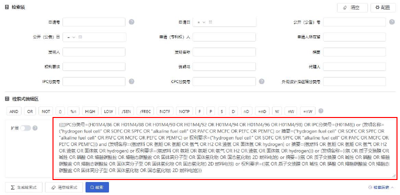 氢能产业技术分类与国际专利分类IPC对照及检索应用