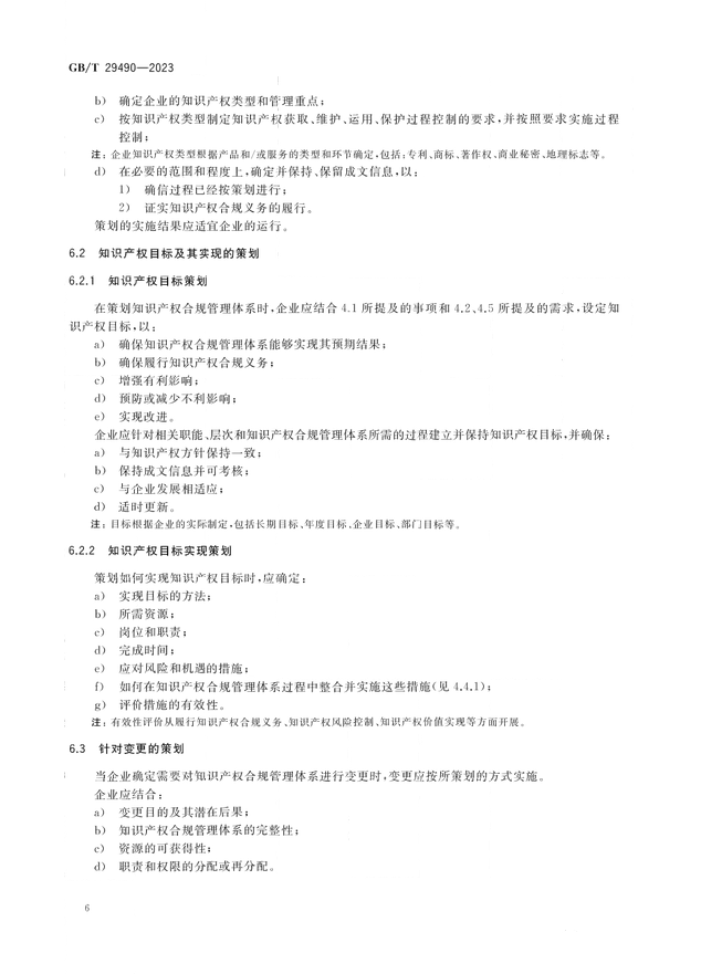 2024.1.1日起！《企业知识产权合规管理体系 要求》（GB/T 29490-2023）国家标准实施