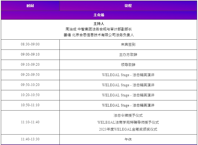 会议更新、大咖云集！2024WELEGAL法盟北京法务大会——新视野、新动力、新未来