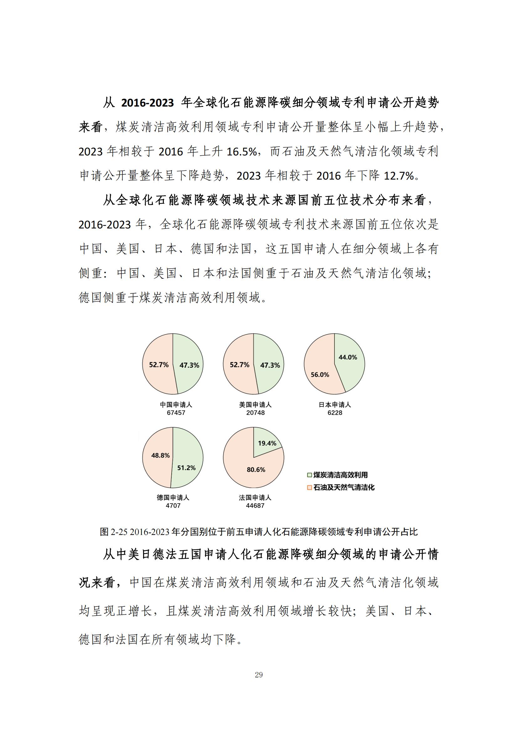 《绿色低碳专利统计分析报告（2024）》中英文版全文发布！