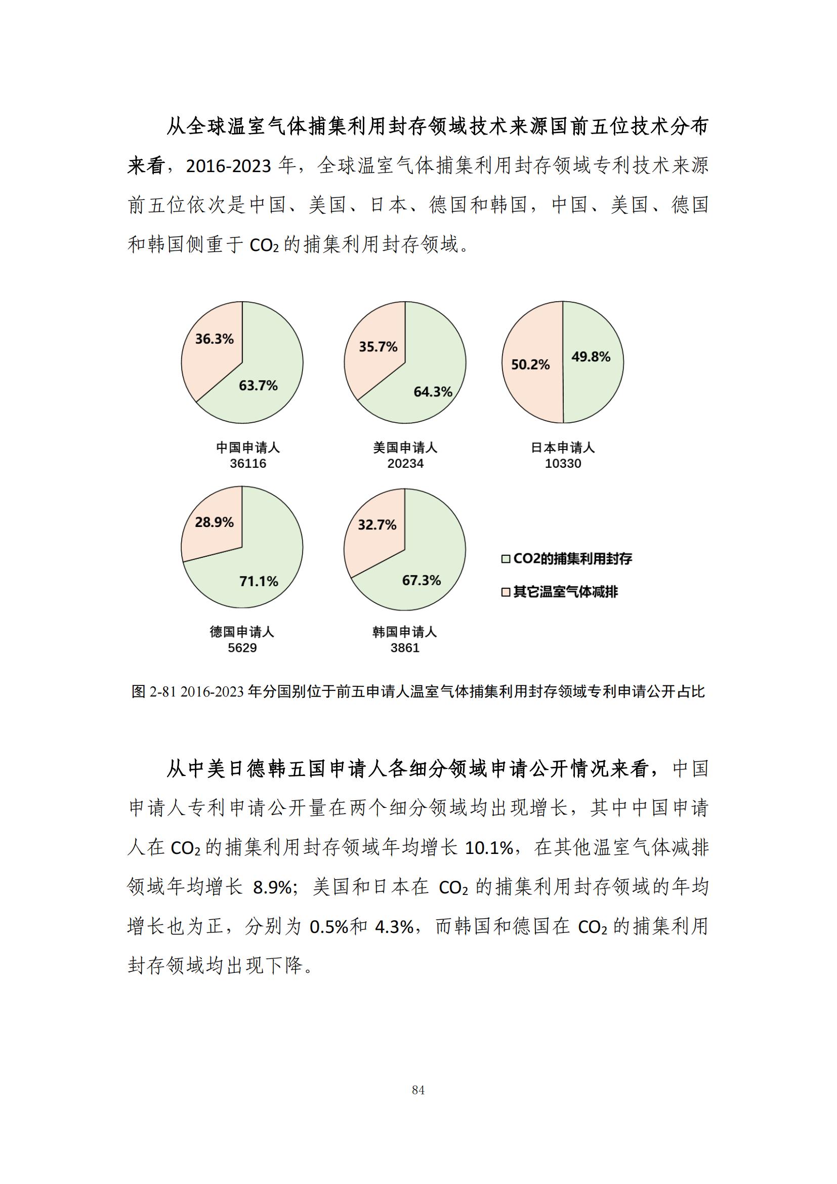 《绿色低碳专利统计分析报告（2024）》中英文版全文发布！