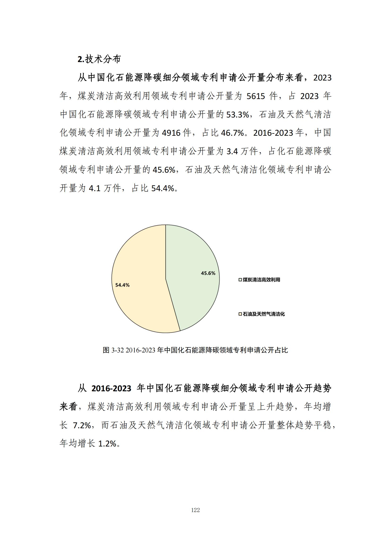 《绿色低碳专利统计分析报告（2024）》中英文版全文发布！