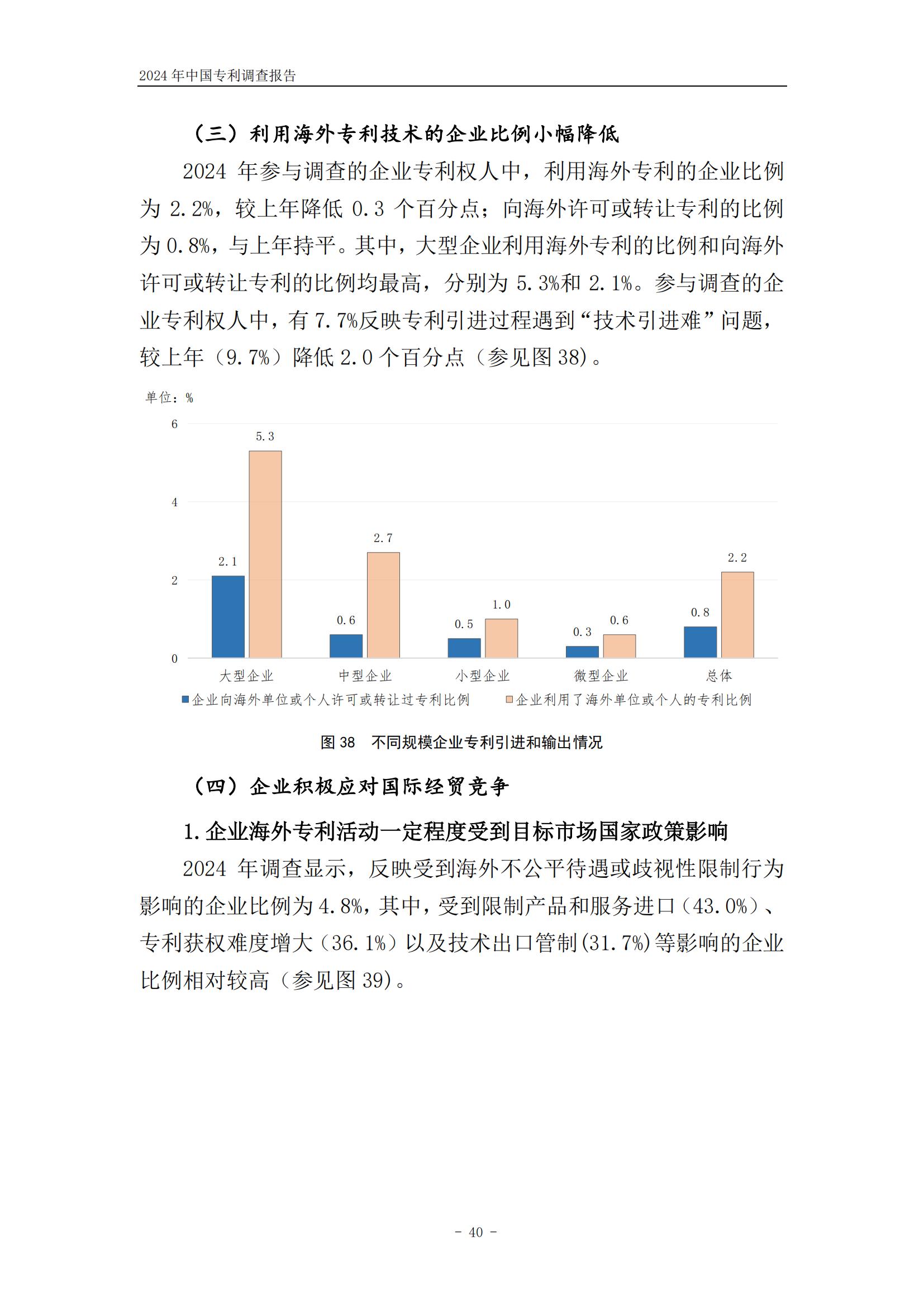 《2024年中国专利调查报告》全文发布！