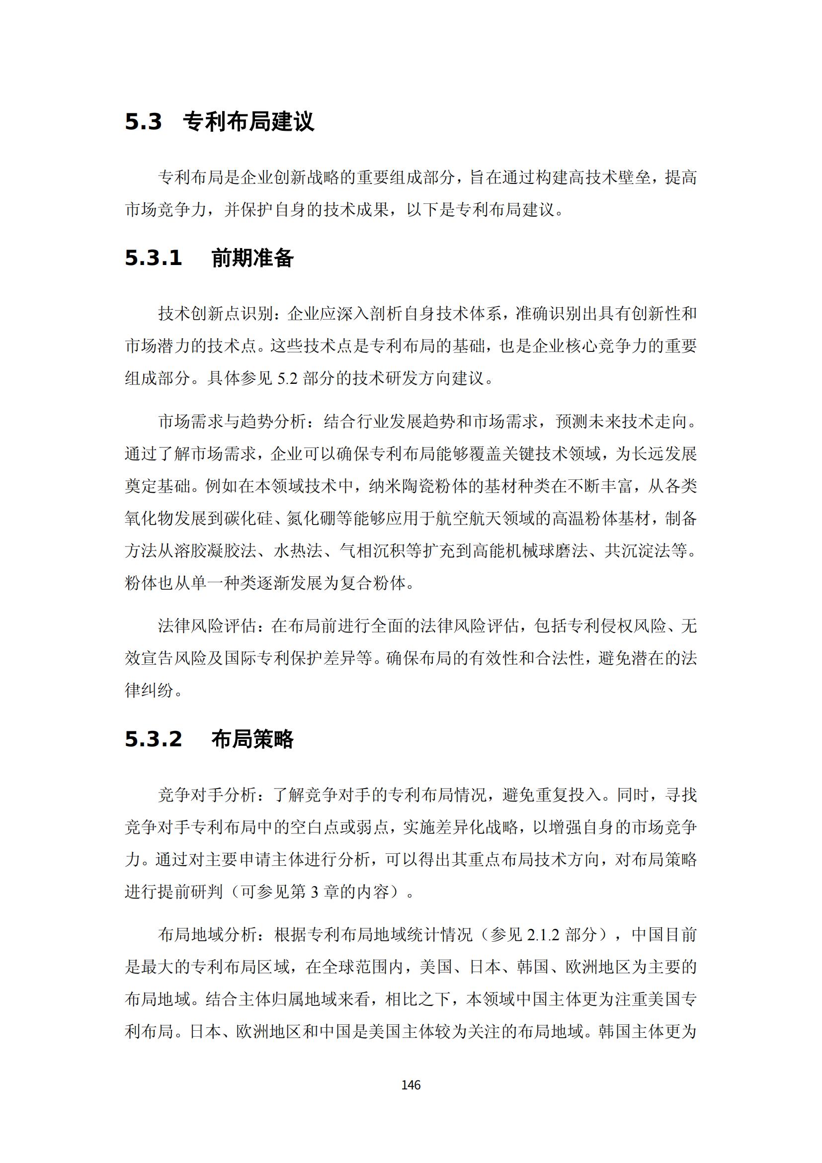 纳米陶瓷产业海外专利预警分析报告_150