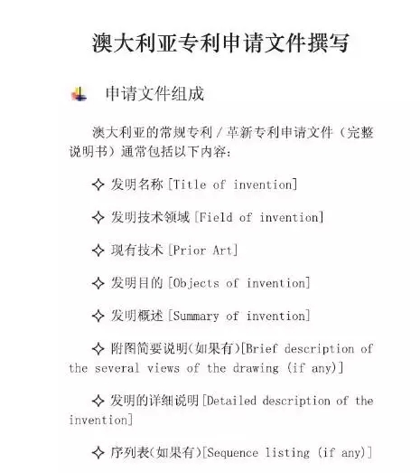 【走向海外系列】澳大利亚专利申请实务指引