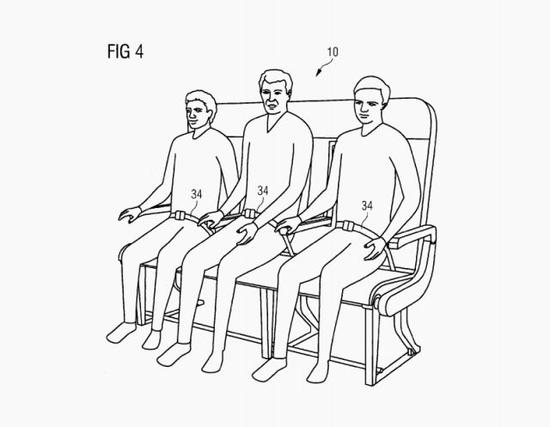 空客又申请座位设计奇葩专利