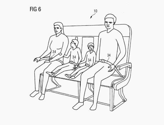 空客又申请座位设计奇葩专利