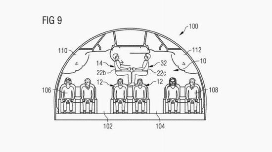 空客又申请座位设计奇葩专利