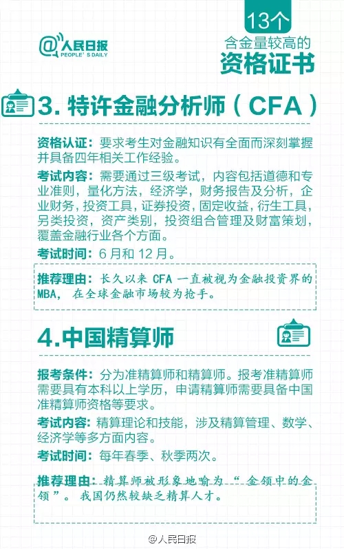 多项资格证取消后，剩下的这13个最值钱！